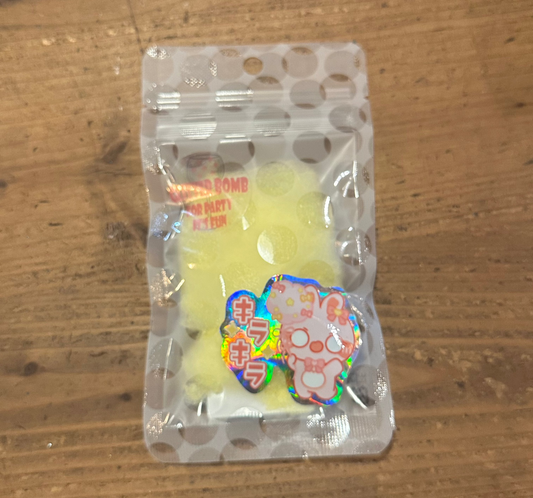 グリッターボム（イエロー）