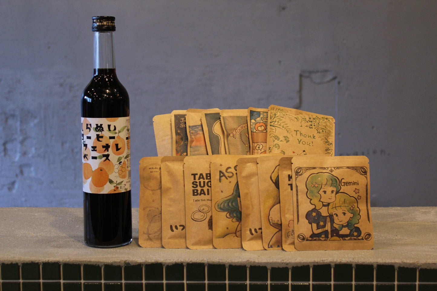 5000円 果樹園福袋セット（カフェオレベース1本・DB15個・ドリンク券2枚・スイーツ3個）