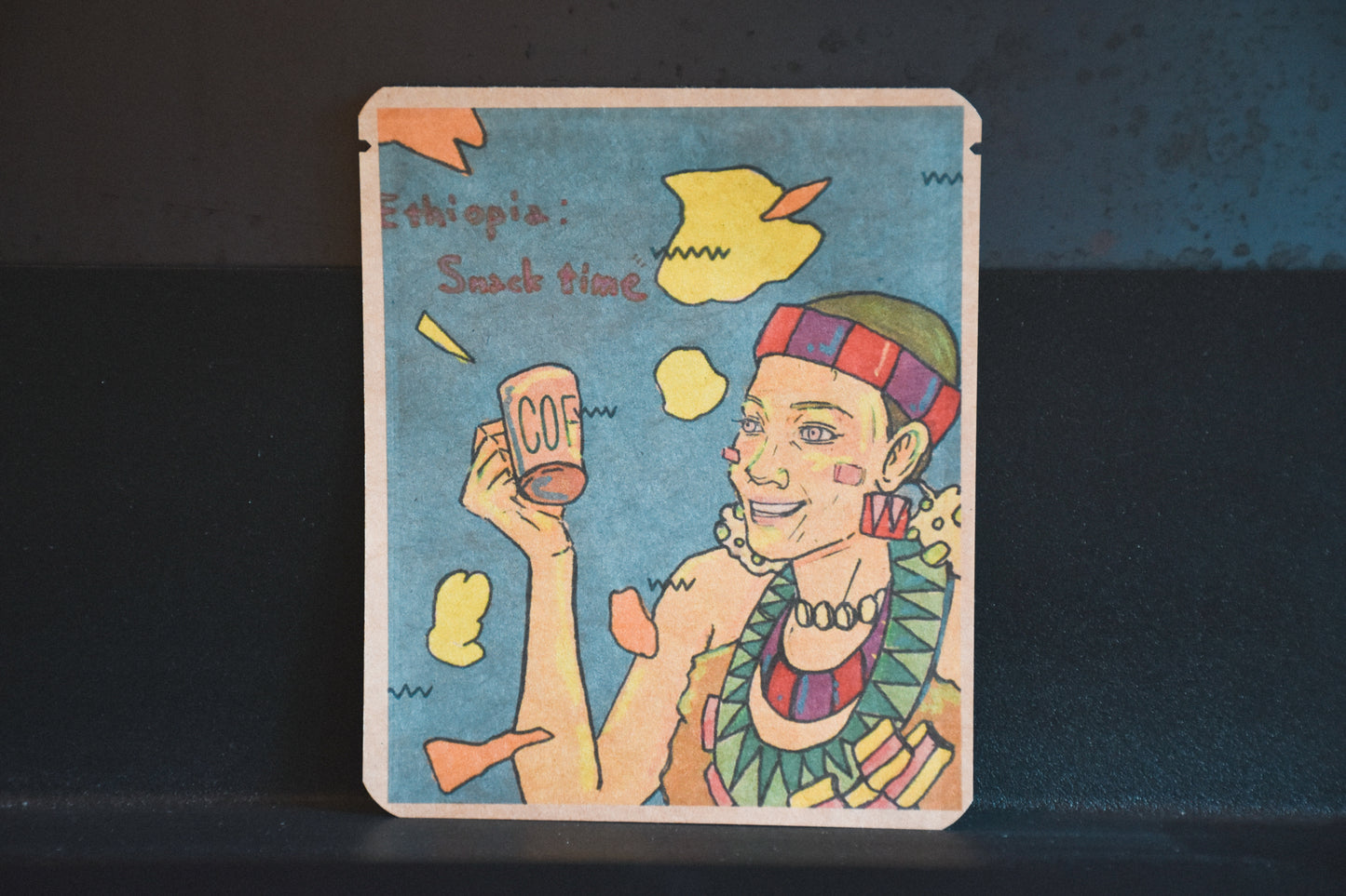 イラストレーターDB「Ethiopia Snack time」tsubasa.デザイン