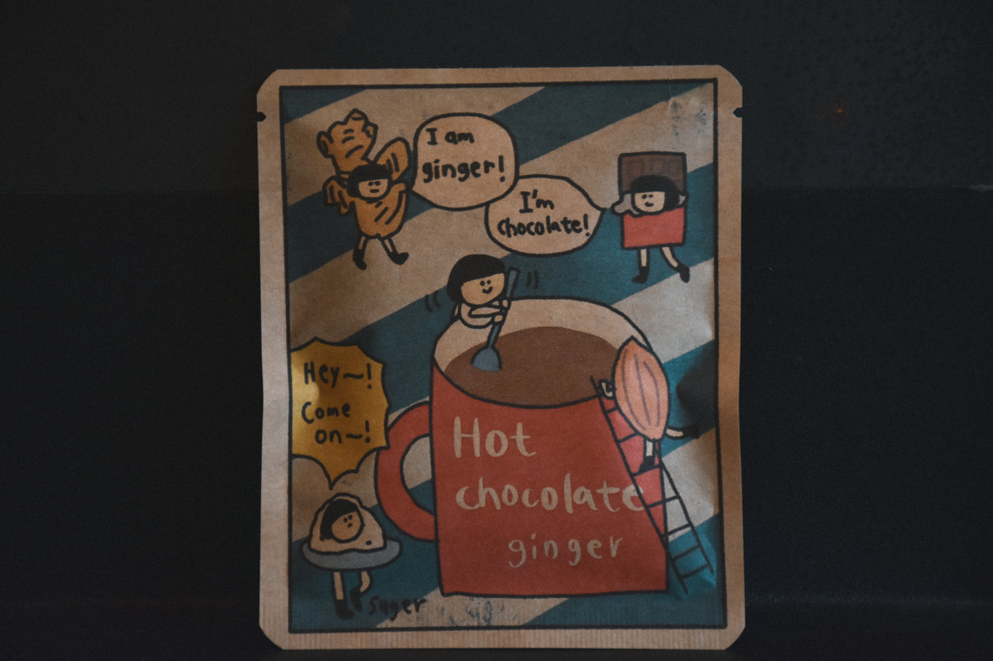 ホットチョコレート「GINGER」 pocaデザイン