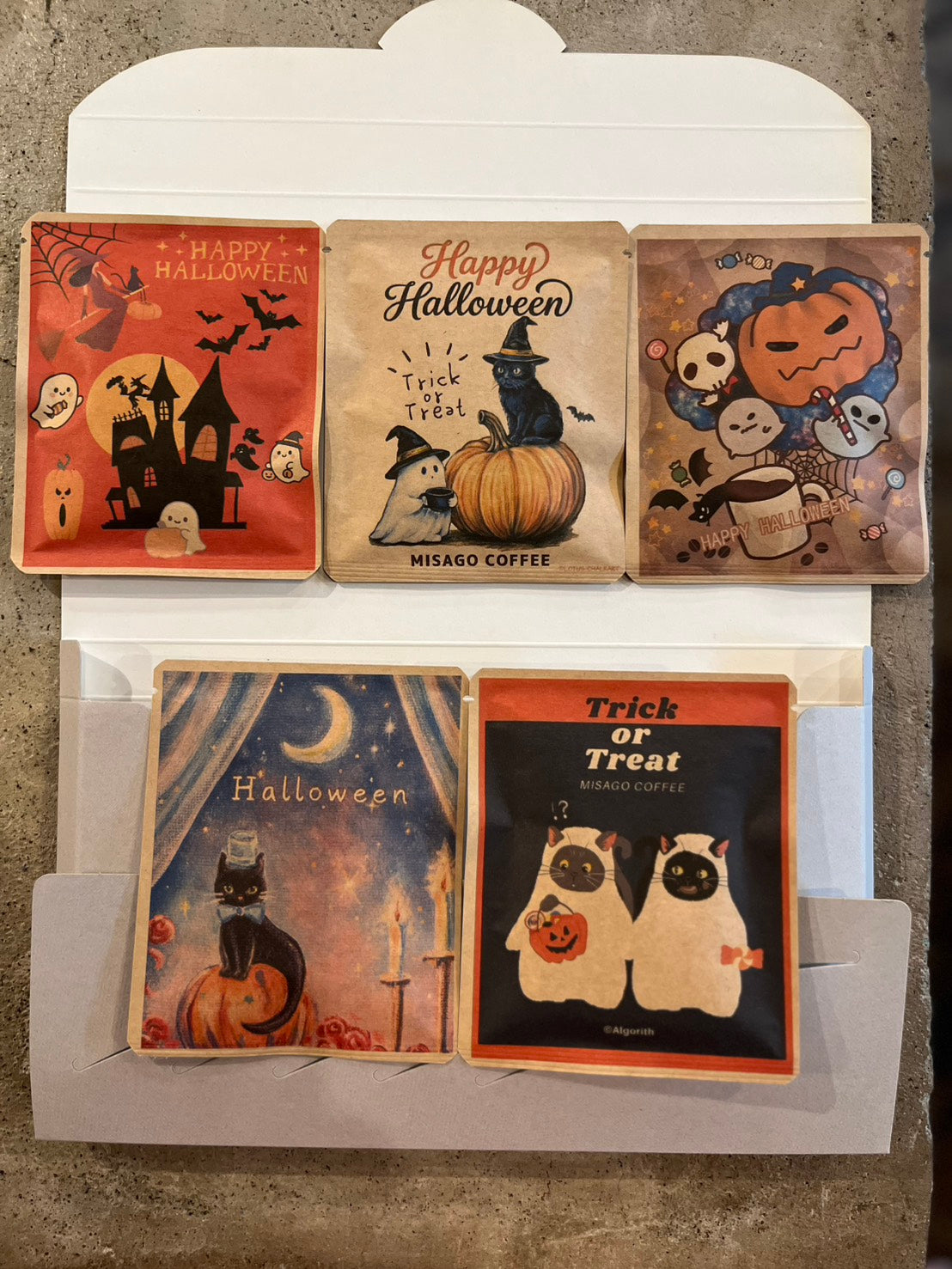 ハロウィン珈琲ギフト5個セット