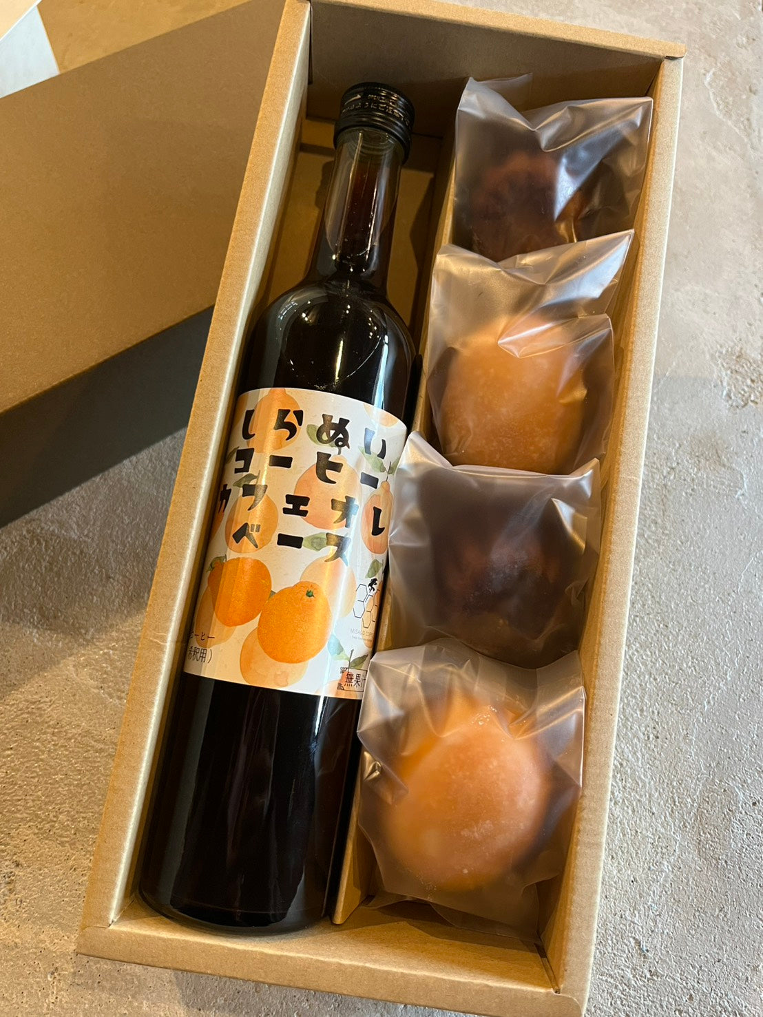 カフェオレとスイーツのギフトセット